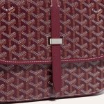Goyard Belvedere MM Bag Burgundy - Image 5